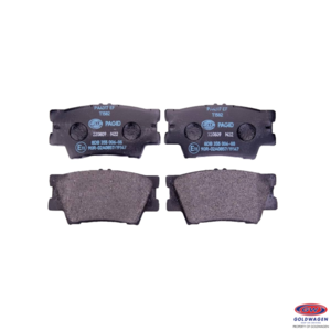 BRAKE PAD SET REAR | Brake Pads | Brakes | Goldwagen