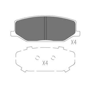 BRAKE PAD SET FRONT